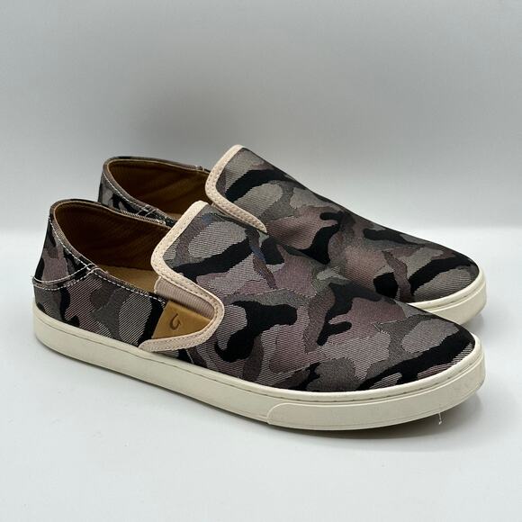 OLUKAI Pehuea Pa'i Convertible Sneaker Soft Pink Ke Au Camo - Picture 2 of 8